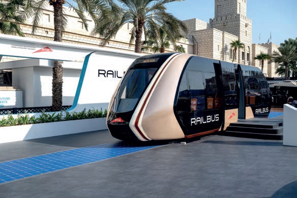 Rail Bus: экологичный безрельсовый автобус