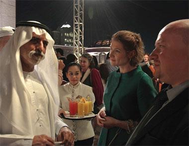 Его Высочество шейх Нахайян бен Мубарак Аль Нахайян, министр культуры и молодежной политики ОАЭ, и Игорь Егоров, председатель РСП